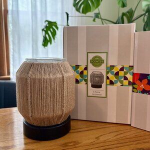 Scentsy “A Twine to Unwind” Wax Warmer, Full Size, Retired Style